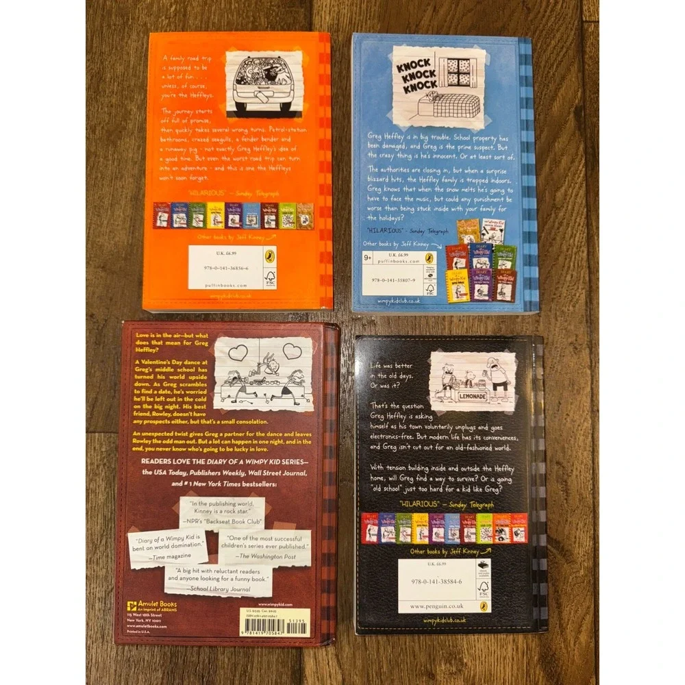 Diary‎ Of A Wimpy Kid Books Lot Hardback Soft Cover Young Adult Graphic Novels